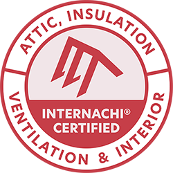 Attic, Insulation, ventilation & interior logo